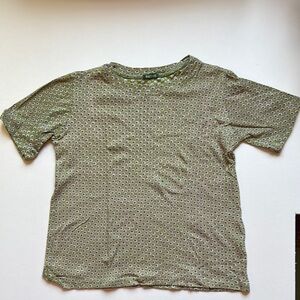 Matta Olive Patterned Kids Tee